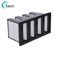 High Efficiency Ventilation System Plastic Frame V Bank Air Filter